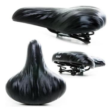 Imagem de Selim Bicicleta Kalf 2 Molas Largo Conforto Beach Caiçara - RMA Bicicl