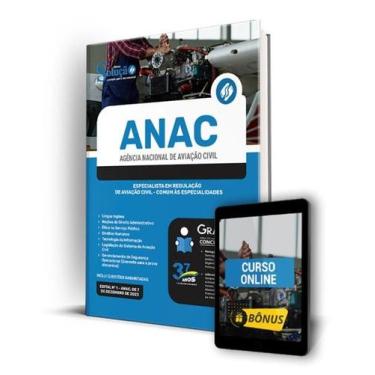 Imagem de Apostila ANAC - Especialista em Regulação de Aviação Civil - Comum às 