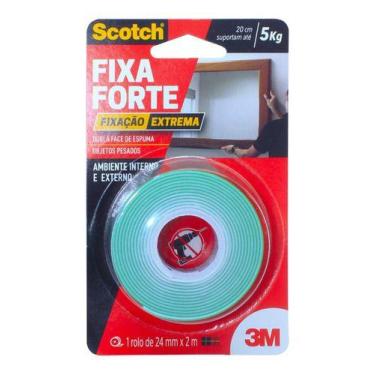 Imagem de Fita Dupla Face Espuma 3m Scotch Forte Extrema 25mm X 2 metros