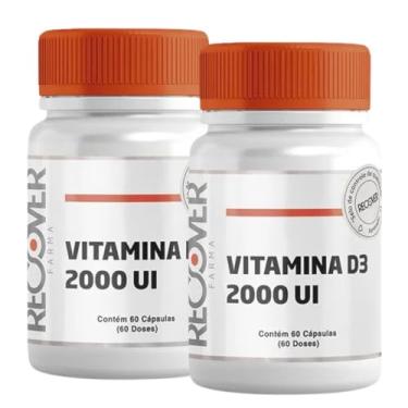 Imagem de Kit com 2 unidades de Vitamina D3 2.000 Ui - 60 Cápsulas - Recover Farma