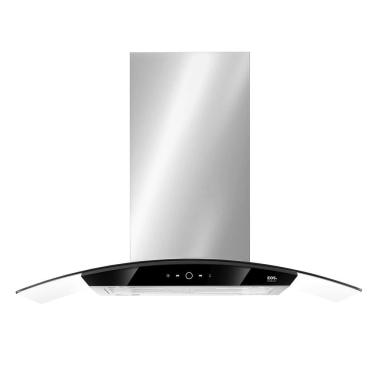 Imagem de Coifa de Ilha eos 90cm ECO90IVD Touch Inox com Vidro 220V