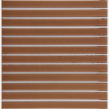 Imagem de Pastilha de Vidro Filetto 30x30,9cm Marrom