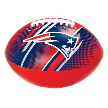 Imagem de BigMouth New England Patriots 45,7 cm inflável futebol de piscina oficialmente licenciado NFL Fan Gear Merchandise Jogos de bola de praia para adultos e adolescentes