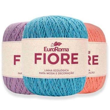 Imagem de Linha Fiore EuroRoma 8/4 Cores 150g, 800-Verde agua claro
