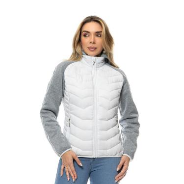 Imagem de Jaqueta Feminina Nyllon Com Moletom Crocker - 50382-Feminino