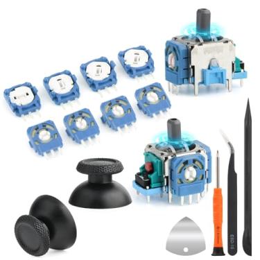 Imagem de Para Joysticks PS5 Substituição para PlayStation 5 PS5 Potenciômetro 3D Módulo Joystick Controlador Thumbstick Peças com Ferramentas de Reparo