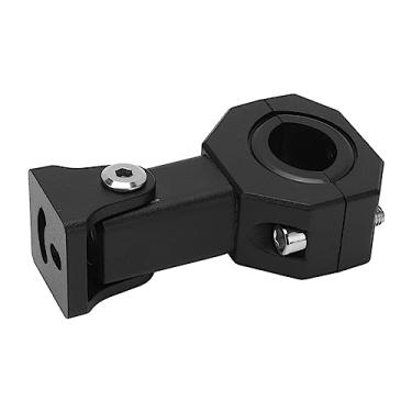 Imagem de Forte Suporte de Braçadeira de Tubo de Moto de Alumínio de Alumínio, 360 Graus Ajustável, Instalação Fácil para Motocicletas, Carros, Caminhões, Tratores, Com Juntas e Chaves