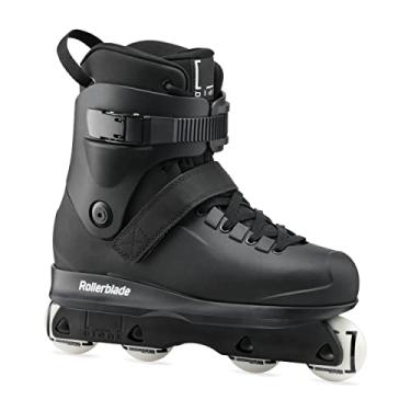 Imagem de Rollerblade Patinagem em linha unissex adulto em branco, preto, patins em linha de desempenho urbano