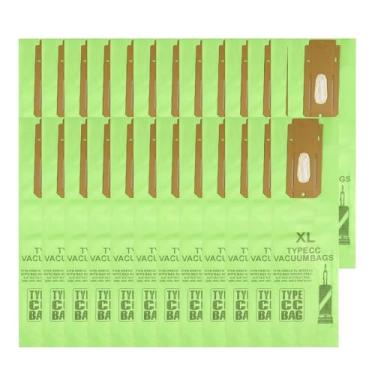 Imagem de Pacote com 25 sacos de aspirador de pó adequados para sacos de aspirador tipo CC Oreck, GG. Serve para todos os aspiradores verticais Oreck XL
