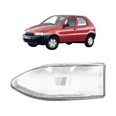 Imagem de Lente Farol Palio 1996 97 98 99 2000 Vidro - LIGHTWAY