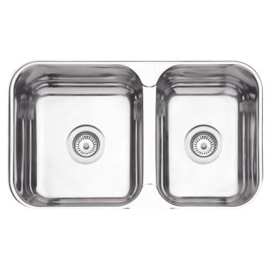 Imagem de Cuba de Embutir/sobrepor Tramontina Aço Inox Polido 69x40