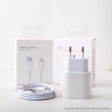 Imagem de Carregador Original Usb-C 20W Turbo Compativel Iphone-11-12-13-14-Prom
