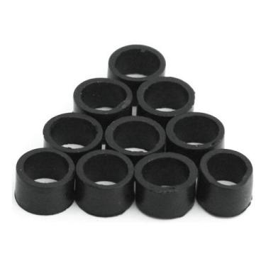 Imagem de 10 Borrachas Roldanas Lixa Maq Cortar Tecido Tipo Eastman - Evolvere