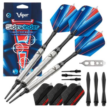 Imagem de Viper Sidewinder 80% Tungstênio Ponta Macia Darts, Ridgeback, 18 gramas