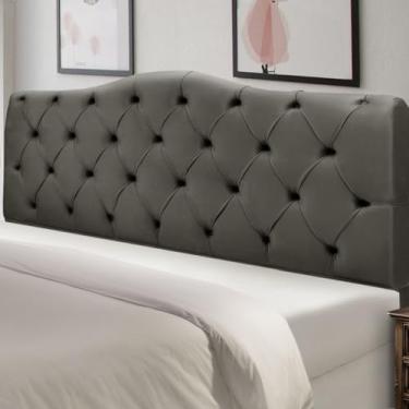 Imagem de Cabeceira de Cama Box Madeira Estofada King Size Veneza (Brida)