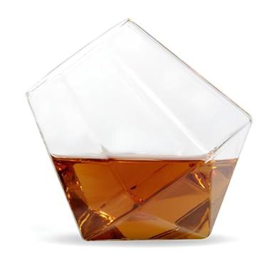 Imagem de Copo Diamante 300ml Criativo de Cristal para Whisky e Coqueteis