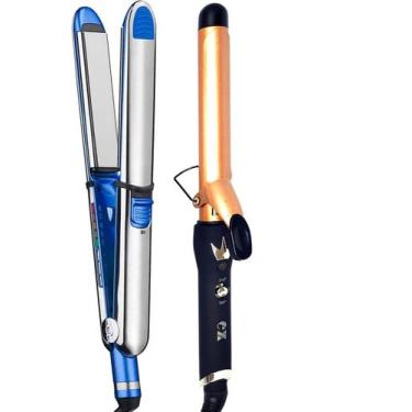 Imagem de Prancha De Cabelo Gold Profissional Ion 465ºf Titanium Chapinha Progre