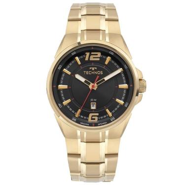 Imagem de Relógio Technos Masculino Skymaster Dourado - 2115txz-1p