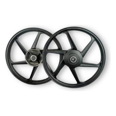 Imagem de Par Rodas Liga Leve Titan Fan 150 160 Freio Tambor Roda Nova