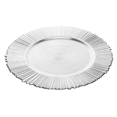 Imagem de WOLFF Sousplat de Plástico Solar Prateado 33cm