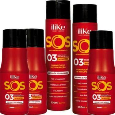 Imagem de Sos ilike kit shampoo+cond +3mascaras, 5 PRODUTOS, 0