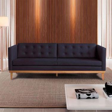 Imagem de Sofá Expert 4 Lugares - Corino Petro - Estofart