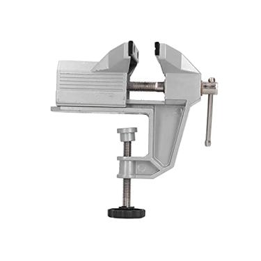 Imagem de Xixian Mini Bancada de Bancada, Grampo de Tabela de Liga de Alumínio Leve, Abertura Máxima de 80mm, para Trabalho de Processamento e Manutenção, SK-291