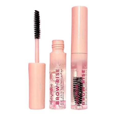 Imagem de Gel Fixador De Sobrancelhas Incolor Ruby Rose Brow Rise, Longa Duração