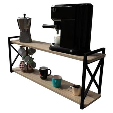 Imagem de Prateleira Industrial 20x até 115cm - Kit completo para -Aplicação quarto, decoração da sala de estar(20 X 80CM)