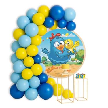 Imagem de Kit 150 Balões Galinha Pintadinha Balão Arco Desconstruído Festa