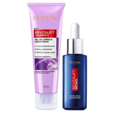 Imagem de LOréal Paris Revitalift Kit  Gel de Limpeza Facial Anti-Idade Hialurôn