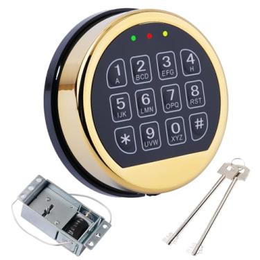 Imagem de Substituição de trava de segurança para armas, cadeado eletrônico Golde com trava solenoide, 2 teclas de substituição e placa de circuito
