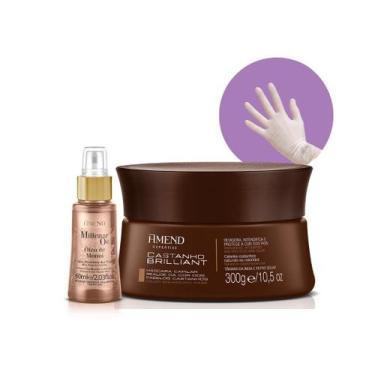 Imagem de Amend Mascara Matizadora Castanho Brilliant + Millenar Oil Monói 60ml 