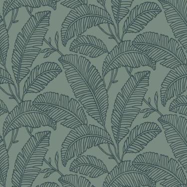 Imagem de Papel De Parede Ciara Folhagem Verde A66401