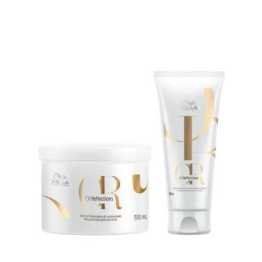 Imagem de Wella Oil Reflections Masc 500ml + Cond 200ml - Wella profissional
