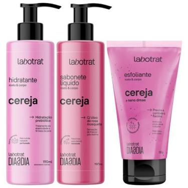 Imagem de Kit Sabonete Liquido + Esfoliante + Hidratante Corpo E Rosto Labotrat 