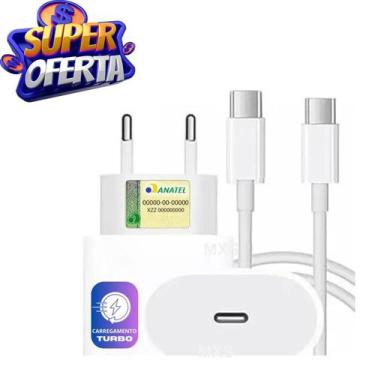 Imagem de Carregador Usbc 20W Turbo Compatível Modelo Samsung A25 / A56 - inova