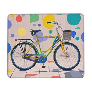 Imagem de Mousepad pequeno tapete de rato com base de borracha antiderrapante colorido tapete de rato para bicicleta homem mulher computador mousepad para mouse sem fio tapete de teclado tapete de mesa para