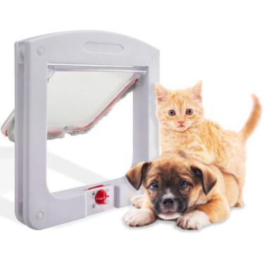 Imagem de Porta pequena C/ Trava Manual Gato Cachorros Pequenos - Door Pet