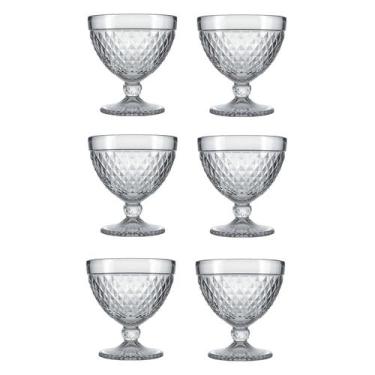 Imagem de Conjunto 6 Taças Para Sobremesa Marine 300ml Vidro Sorvete - Nadir Fig