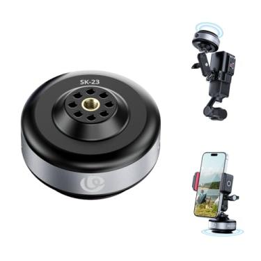 Imagem de ULANZI Suporte de ventosa para câmera elétrica SK-23 com orifício de parafuso de 0,6 cm para GoPro Hero 13/12/11/10/9, Insta360 X5/X4, DJI Osmo Pocket 3/2 Action 5 Pro/4 e a maioria das câmeras