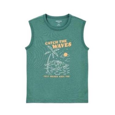 Imagem de Hering Kids Regata Malha Verde-Masculino
