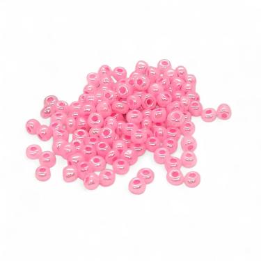 Imagem de Miçanga para Guia Rosa Cintilante Artesanato 4mm de 50g