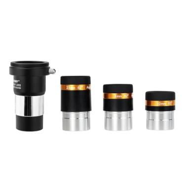 Imagem de SVBONY Lente de telescópio de 4 mm e lente SVBONY Barlow 2X, acessório de telescópio HD asférico grande angular de 62 graus, Barlow com rosca M42