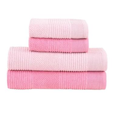 Imagem de Jogo de Toalhas Buddemeyer Maya Extra Soft Banho Rosa/Rosa 4 peças
