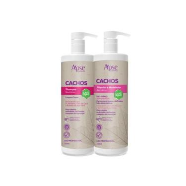 Imagem de Kit Apice Shampoo E Ativador Profissional Cachos 1000ml - Apse Cosmeti