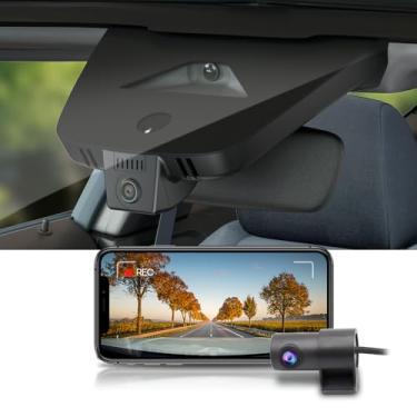 Imagem de Fitcamx Painel dianteiro 2K + traseiro 1080P se adapta para Honda Prologue 2024 2025 EX Touring Elite (HD2-D1300), estilo OEM, vídeo HD duplo, WiFi e aplicativo integrados, gravação em loop, sensor G