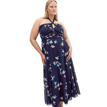Imagem de City Chic Vestido feminino plus size - estampa floral Everfree Maxi, Akita Floral, 58