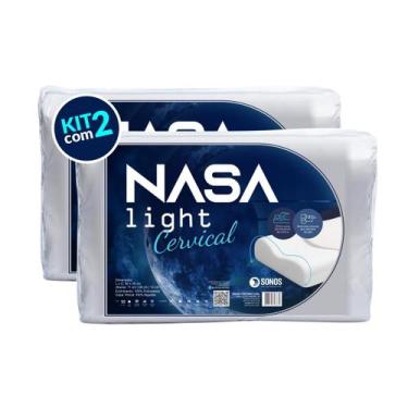 Imagem de Kit 2 Travesseiros Nasa Light Cervical Sonos Casal