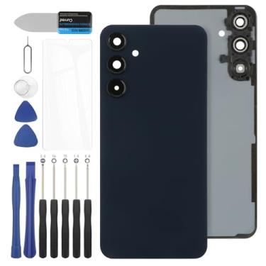 Imagem de YHX-US Substituição da capa traseira da bateria para Samsung Galaxy A16 5G 17.0 cm tampa traseira com 1 bandeja de cartão SIM + kits de ferramentas de reparo (cor: preto, não para A16 4G)